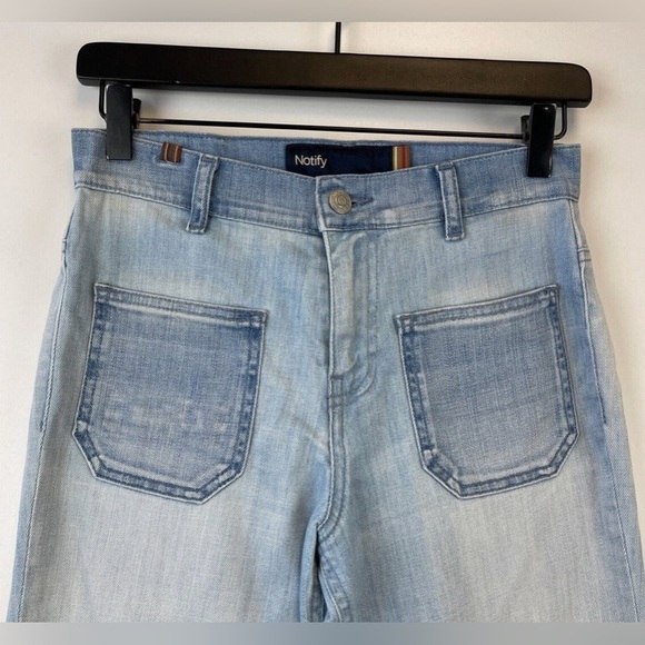 VINTAGE NOTIFY HIGH RISE FLARE LEG EXCELLENT CONDITION, LIKE NEW Sz. 28 inseam - Picture 3 of 7